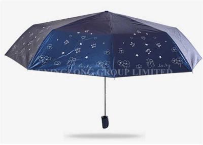 China Ultralight Automatic Open Close Windproof Umbrella , Strong Compact Umbrella for sale