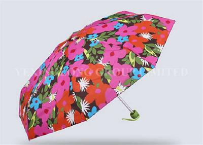 China Anniversary Gift Lady / Girls 5 Fold Umbrella Mini Pocket Umbrella Sun Protection for sale