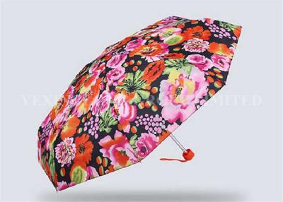 China Creative Totes Micro Mini Umbrella , Small Purse Size Umbrella Flower Number Printing for sale