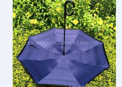 Chine Parapluie inverse inversé inverse de voitures de parapluie de double couche de pliage pour des femmes à vendre