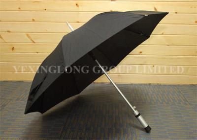 China Wind Releasing Straight Handle Umbrella For Business Men Black Coated Metal Frame for sale