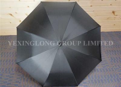 China Fashionblack Long Handle Umbrella , Big Golf Umbrella Promotional Gifts for sale