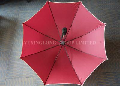 Chine Grand rose durable de parapluies de golf de dames, parapluie automatique de golf à l'épreuve de la tempête à vendre