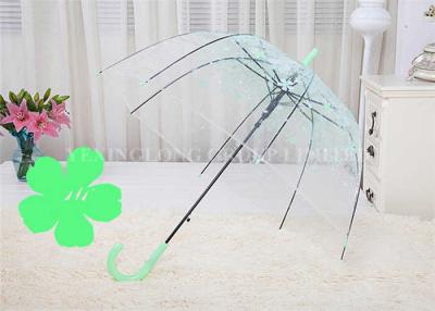 Chine Petit parapluie clair de cage à oiseaux, fin ouverte de bulle de dôme de bouton poussoir vigoureux de parapluie à vendre