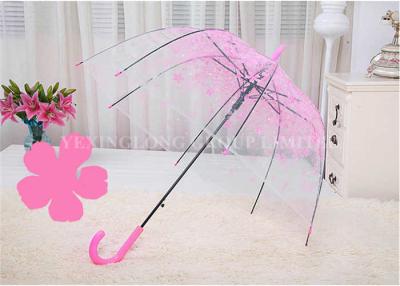 Chine Astuces claires faites sur commande de plastique de parapluies du parapluie transparent de pluie antipluie le plus fort à vendre