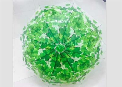 Chine Parapluie transparent vert brillant 23