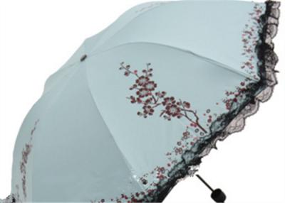 Chine protection UV extérieure fois parapluies de pluie de dentelle noire unique de dentelle de 4 quatre avec le logo fait sur commande à vendre