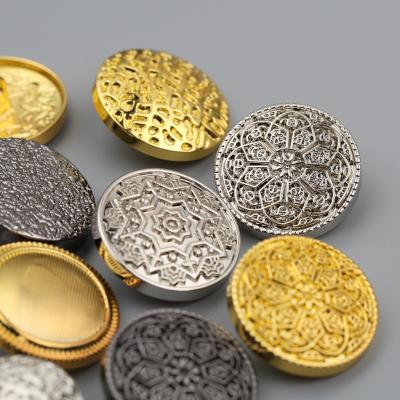 China 2023 new fashion button sewing leg button gold washable custom zinc alloy button for clothes for sale