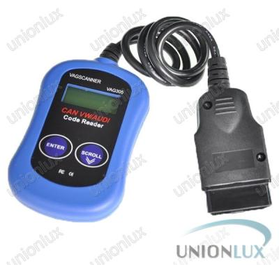 China CAN VAG Diagnostic Tool OBD2 Code Reader SRS ABS K-Line Device VAG305 for sale