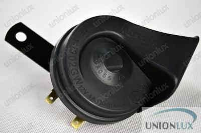 China Universal Automotive Black 12v Car Horn, Black PU Electric Car Snail Horn for sale