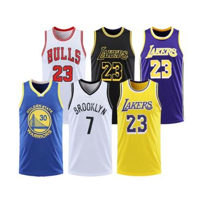 China Latest MKMN Antibacterial Yellow Kids Basketball Jersey Custom Sublimation Basketball Jersey for sale