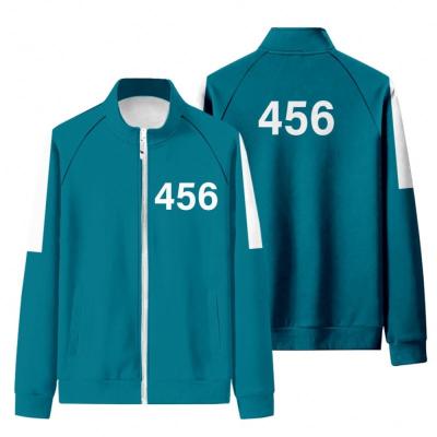 China MKMN polyester squid competition jacket male Li Zhengjae the same sportswear plus size 456 national six round autumn sweater can be customized for sale