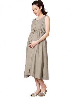 China MKMN Radiation Protection Fashion Embroidery Maternity Maternity Clothes Linen Clothing Women for sale