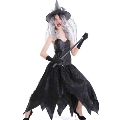 China MKMN Halloween Costume Sets Black Cos Easter Costume Vampire Demon Witch Cosplay Costume for sale