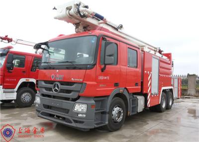 China El alto coche de bomberos de rociadura Benz Chassis 32 de la torre de agua mide altura de trabajo en venta