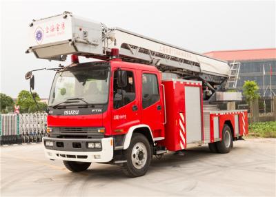 China carro de bombeiros de escada aérea de quatro portas da estrutura 30m da movimentação 4x2 para a construção alta à venda