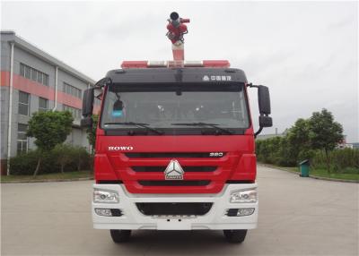 China 6x4 conducen 20 metros riegan el coche de bomberos de la torre con el auge doble del canal en venta