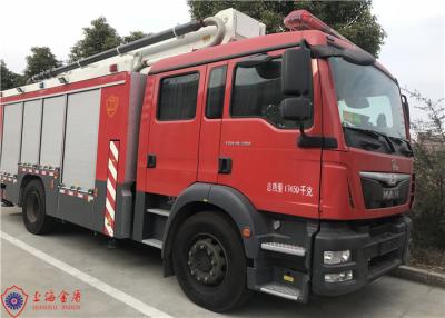 China impulsión aérea del coche de bomberos 4x2 de la escalera del tiempo máximo del ajuste del corto de la altura de 25 metros en venta