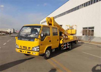 Cina 6475kg intero camion della piattaforma di lavoro aereo dell'azionamento del peso 4x2 con 18M Telescopic Boom in vendita