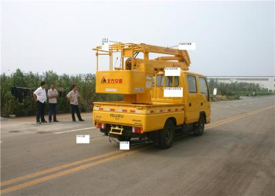 China Camión de la plataforma de trabajo de KaiFan el 16M Telescopic Boom Aerial con el taxi de 5 asientos en venta