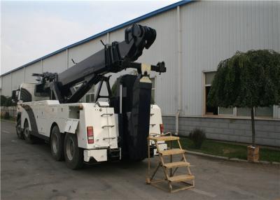 China KaiFan Heavy Duty H Series VOLVO Chassis Road Wrecker Truck 3 Person 8x4 Drive for sale