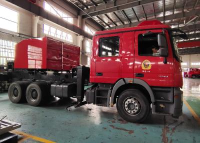 Cina Mercedes-Ben Chassis camion dei vigili del fuoco di scala aerea chiudente pneumatico di altezza dei 30,7 tester in vendita