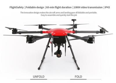 Cina Schermo di visualizzazione di alta luminosità di 60 Min Duration Firefighting Drones With in vendita