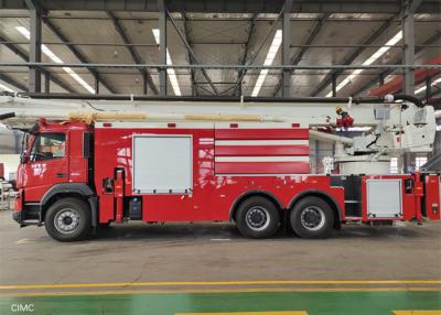 China conducción agua-agua del coche de bomberos 6×4 de la escalera de la espuma y de la torre 18550L de los 25M Height 4000L en venta