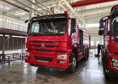 Chine gamme maximum 70m de jet de camion de pompiers de tour d'eau d'entraînement de la taille 6x4 fonctionnante de 25m à vendre