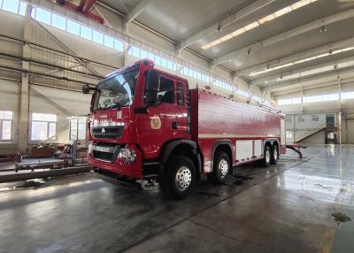 China 15270kg 6x4 Antrieb Drehendurchmesser des Pumper-Wassertanker-Löschfahrzeug-22m zu verkaufen