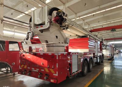 Chine Camion de pompiers résistant de tour d'eau d'entraînement de 368KW 8X4 avec 25 mètres deux boom se pliant à vendre