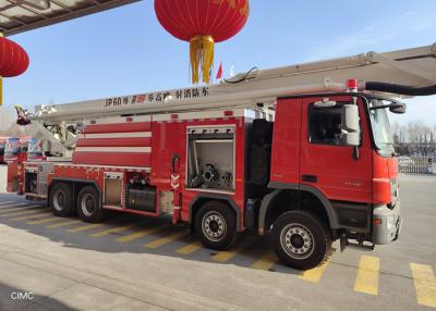 Chine Camion de pompiers de tour d'eau de Changhaï Jindun, taille de 25m (réservoir d'urée 55L) à vendre