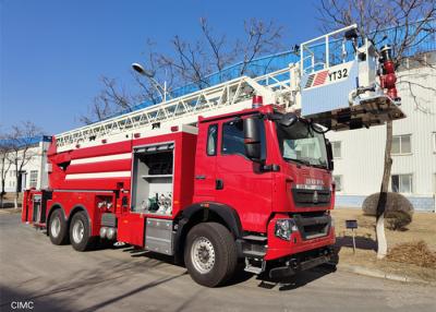 China El CCC certificó los vehículos de rescate del fuego de la plataforma de trabajo aéreo con la escalera aérea de los 30m en venta