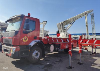 Κίνα Τηλεσκοπικά Booms CCC Fire Rescue Vehicles, 400L 6x4 Fire Engine Ladder Truck προς πώληση