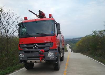 Cina Azionamento del camion dei vigili del fuoco 580HP 6x6 dell'aeroporto degli aerei di G.V.W 33 Ton Mercedes Benz ARFF in vendita