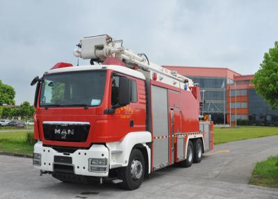 China Coche de bomberos 32meters de la torre de agua del TUV 6x4 para el alto edificio en venta