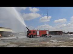 ARFF aircraft rescue firefighting vehicle-pump and roll performance test