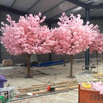 China Real Wooden Artificial Cherry Blossom Flower Trees For Heigh Indoor Outdoor Different Size OEM Decoration Home Wedding Decoration for sale