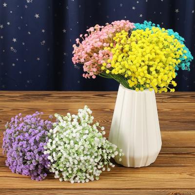 China High natural wholesale natural baby's breath outdoor home decor simulation gypsophila artificial flower silk touch wedding decor for sale