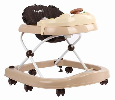 China 7 Position Height Adjust Height Adjustable Baby Walker 3 In 1 With Music And Toy Baby Walker for sale