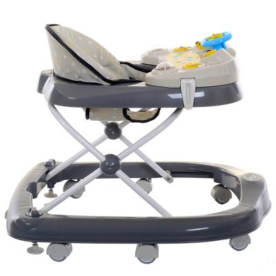 China 7 position height adjust music and lights Learning Walker Foldable Activity Baby Walker for sale