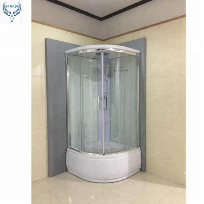 China Complete Computer Control Panel CE Shower Enclosure With High Tray en venta