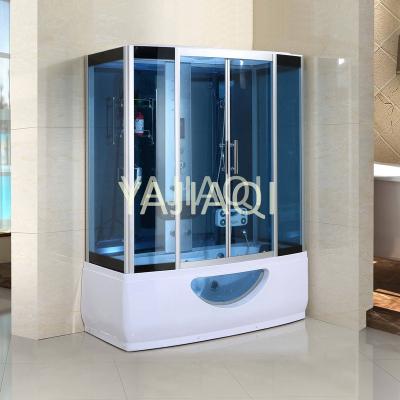 China Computer control panel steam shower room with blue tooth for sale