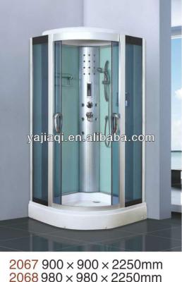 China With 90*90 View Radio Walk In Hydraulic Massage Steam Shower Cabin en venta