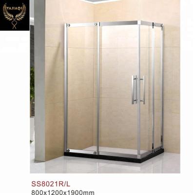 China Modern 90*120 Sliding Stainless Steel Shower Enclosure for sale