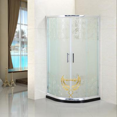 China With Acid Etched Glass Corner Cabin And Frame Cheap Sale Saudi Arabia Shower Price à venda