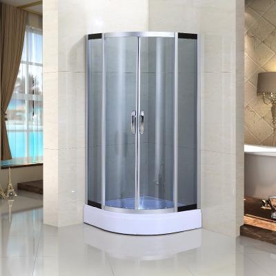 China With Frame Bathroom Shower Cabinet , Glass Door 80x80 Round Shower Enclosure for sale