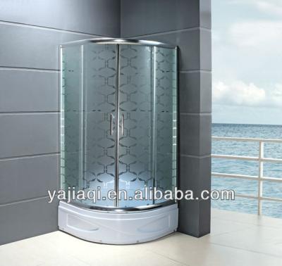 중국 With tempered glass acid mat top base bathroom base top special patterns different pictures design Dus cabin 판매용