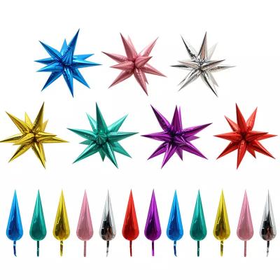 China Wholesale Decoration Balloons Big Size Exploding Star Droplet DIY Foil Balloons Baby Shower Wedding Party Decoration for sale