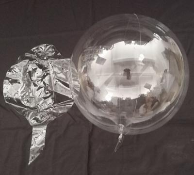 China Wholesale Decoration Good Quality 24 Inch Clear Stretchable Helium Bobo Balloons Transparent PVC Bubble Party Decoration for sale